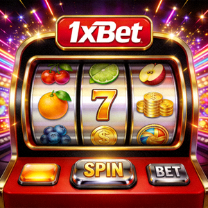 1xBet 主題視頻老虎機遊戲畫面展示